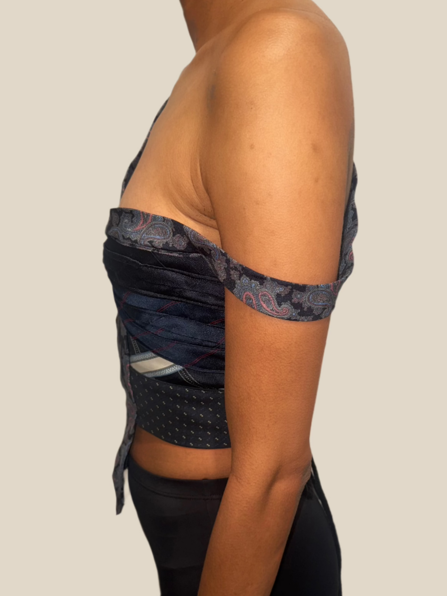 Tie Me Up Corset Business Blue