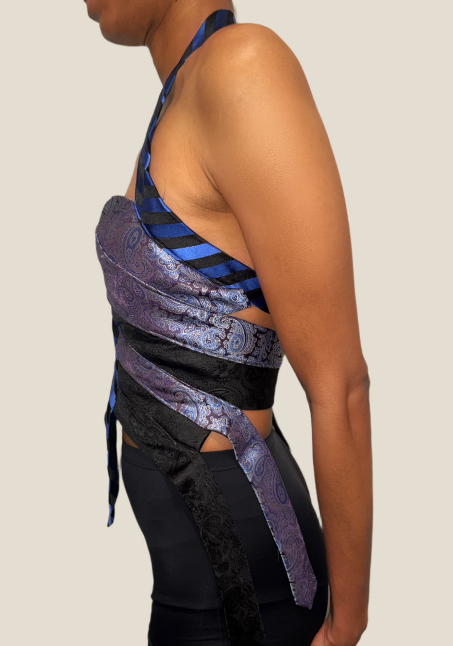 Tie Me Up Corset Hermione Blue