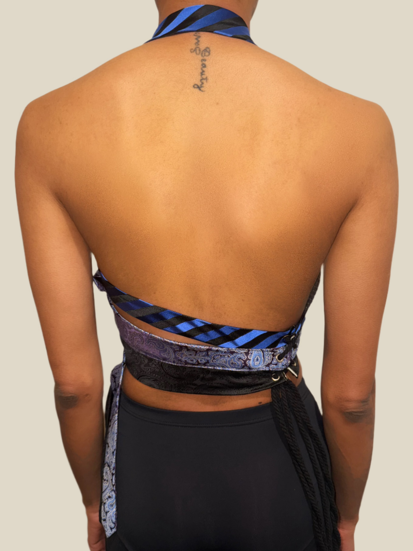 Tie Me Up Corset Hermione Blue