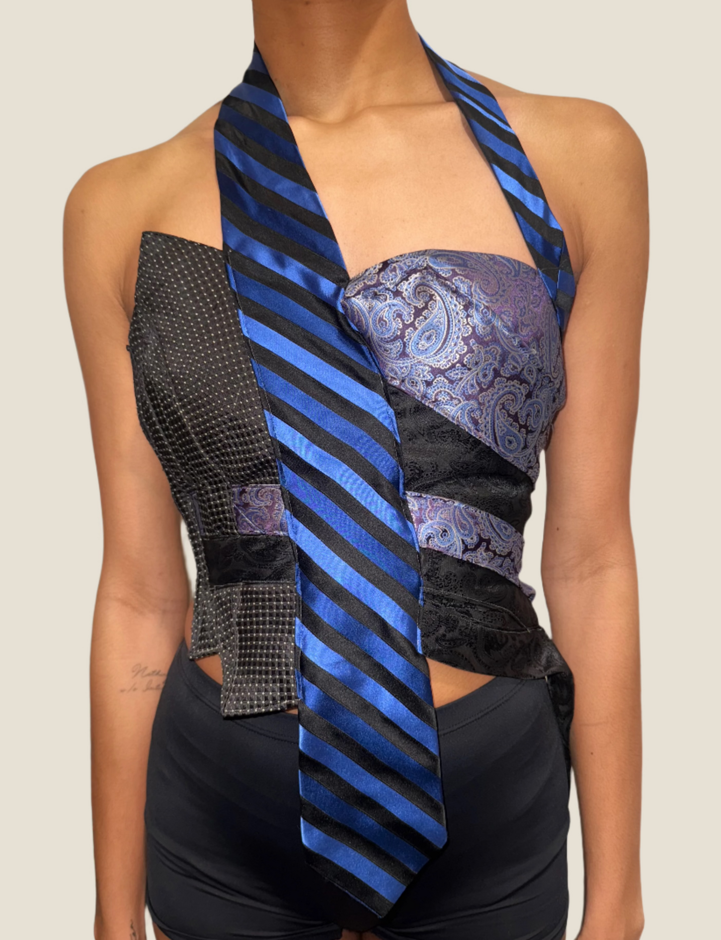 Tie Me Up Corset Hermione Blue