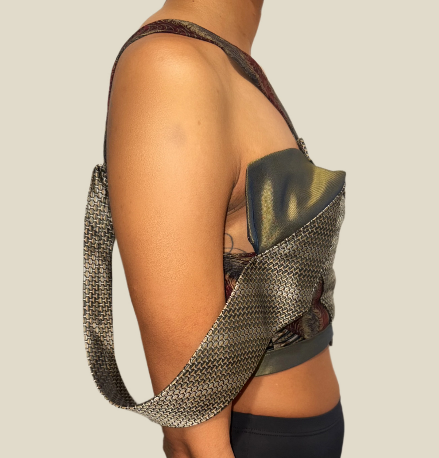Tie Me Up Corset Library Green
