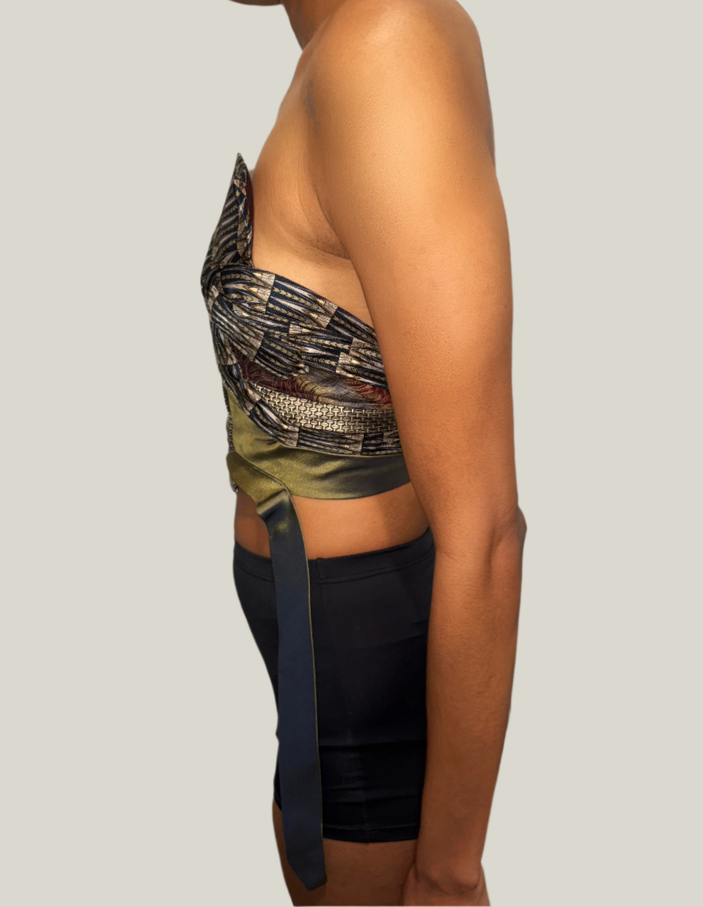 Tie Me Up Corset Library Green