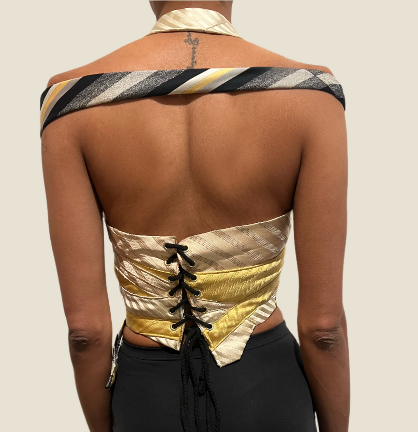 Tie Me Up Corset Hufflepuff