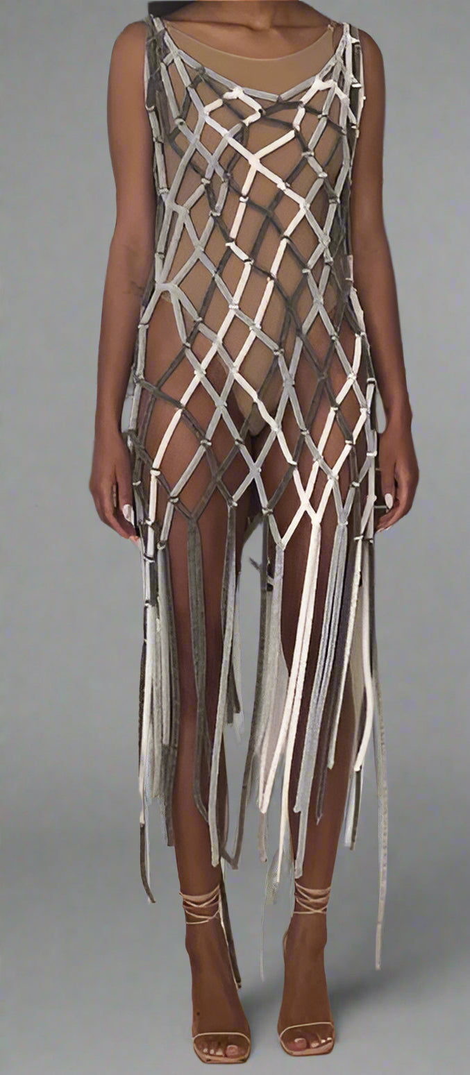 Long Web Dress
