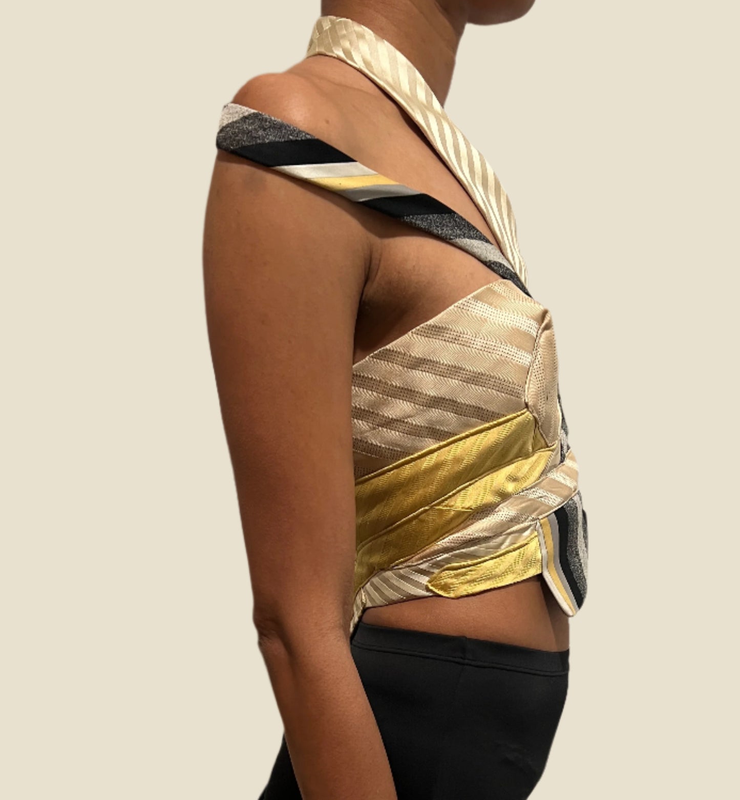 Tie Me Up Corset Hufflepuff