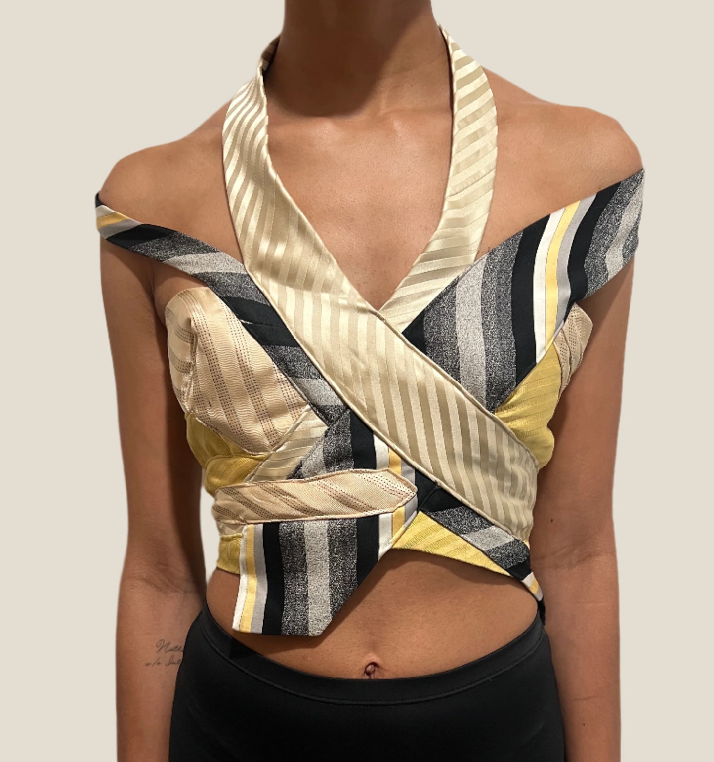 Tie Me Up Corset Hufflepuff