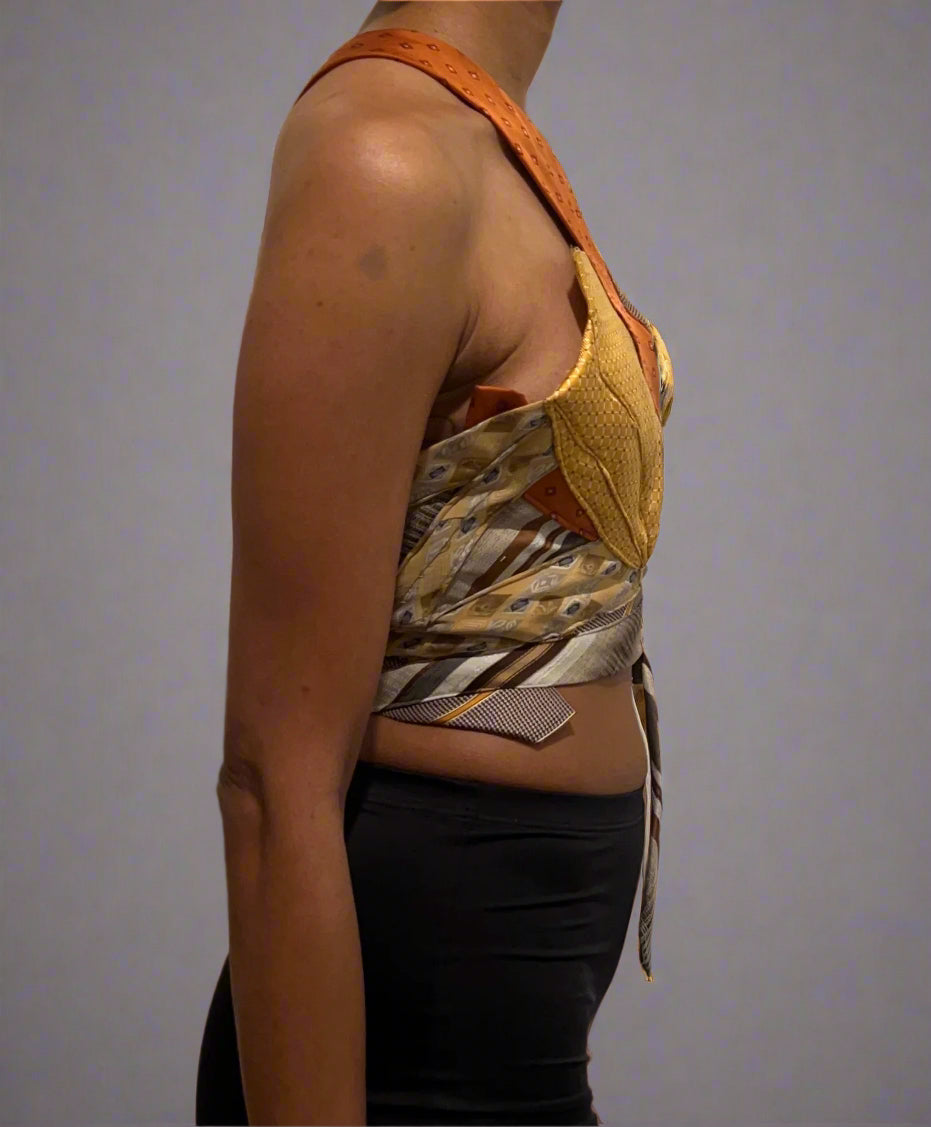 Tie Me Up Corset Sunflower