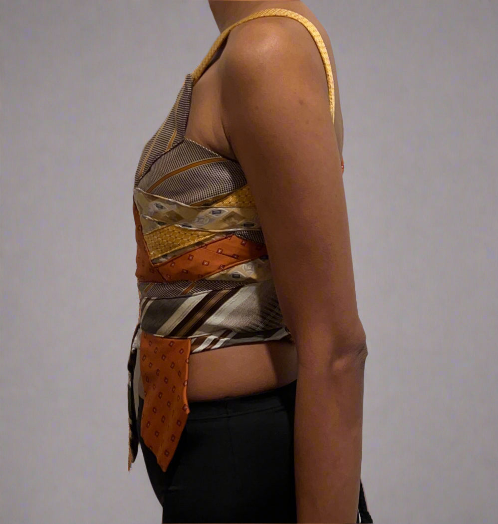 Tie Me Up Corset Sunflower