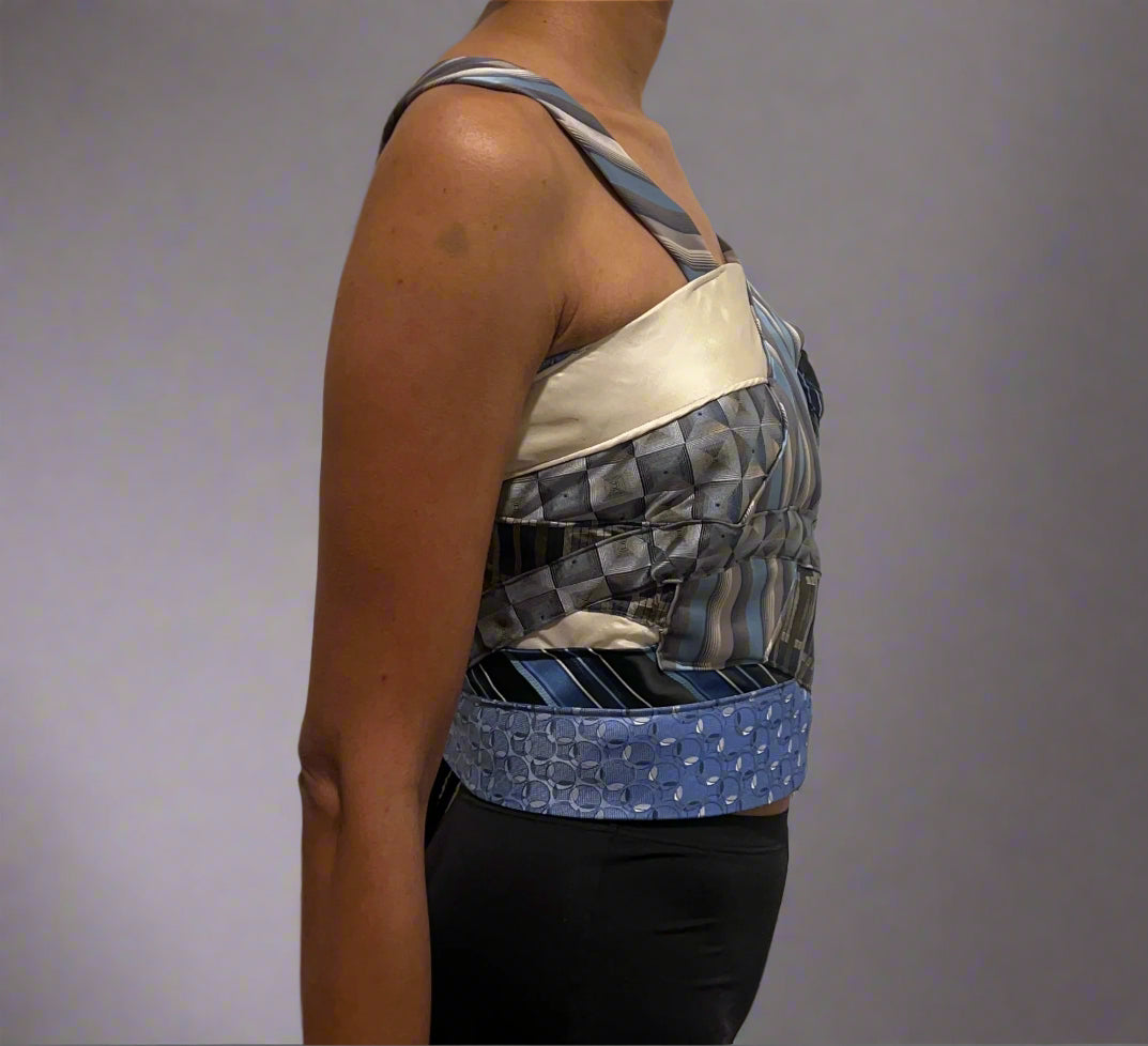 Tie Me Up Corset Inception Blue