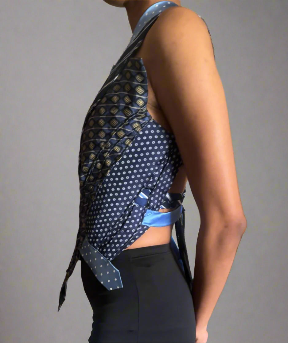 Tie Me Up Corset Louis Blue