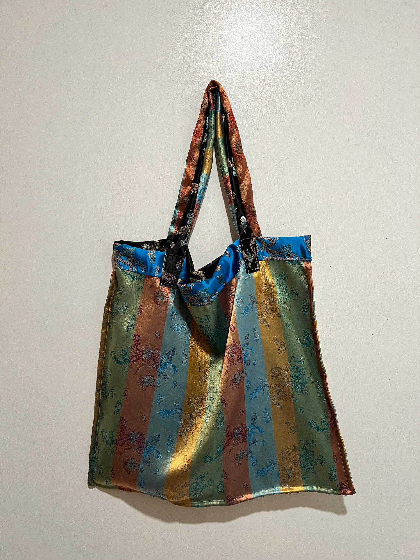 Kimono Reversible Overnight Tote