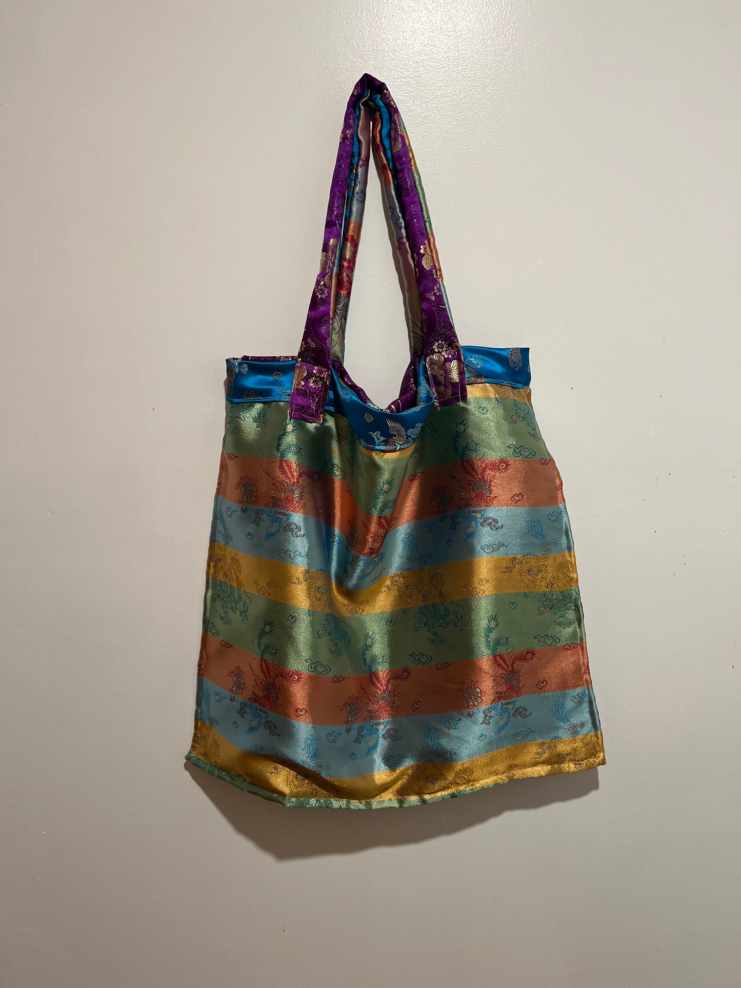 Kimono Reversible Overnight Tote