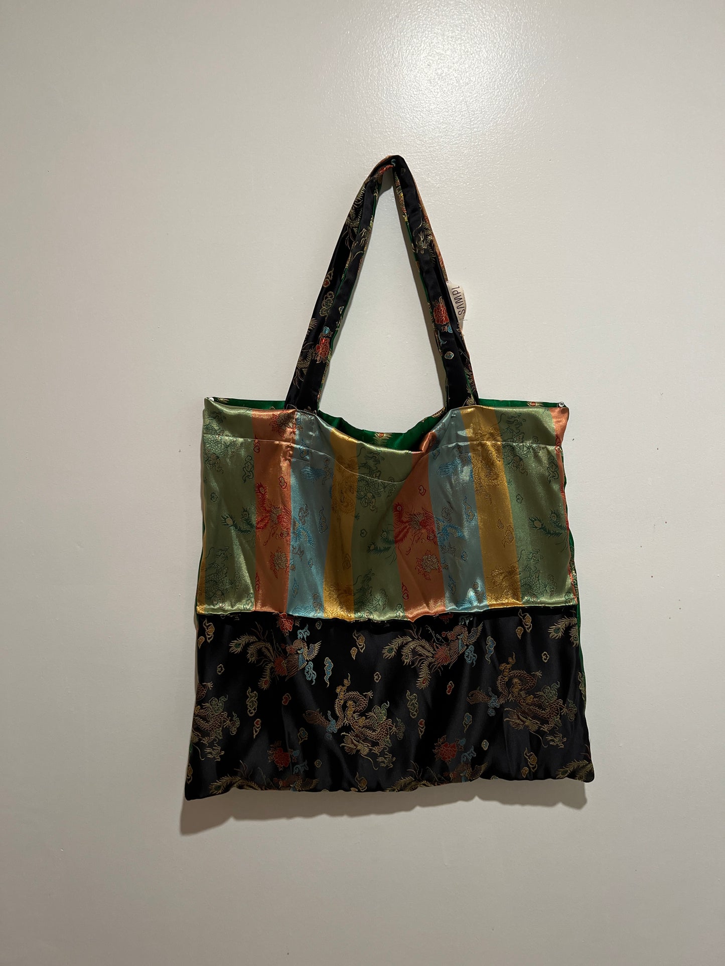 Kimono Reversible Overnight Tote (Paneled)