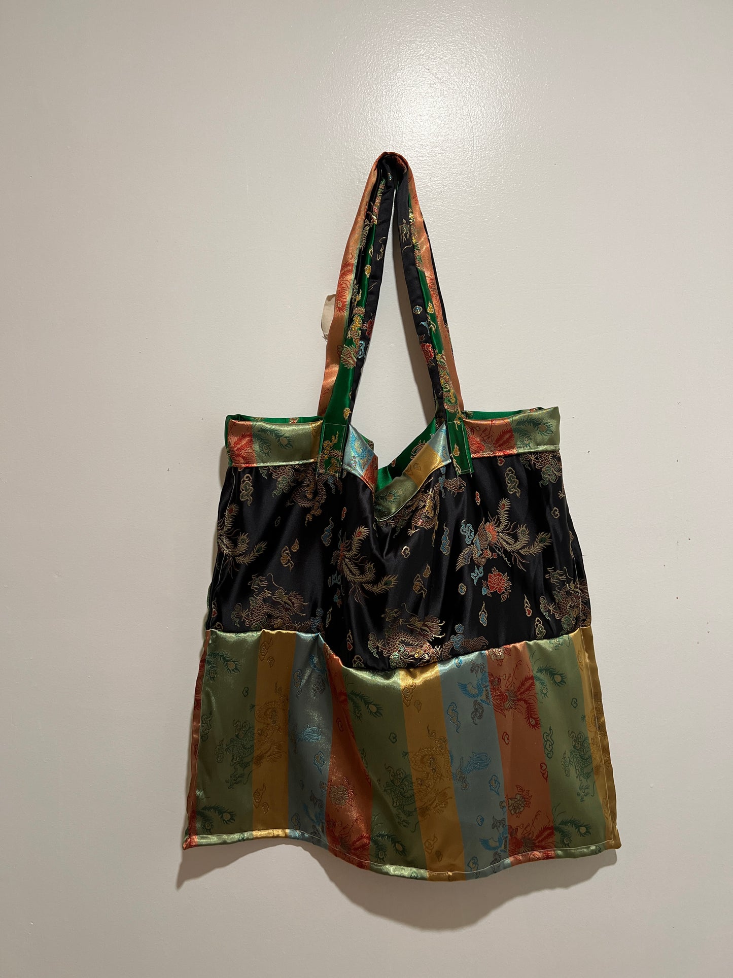 Kimono Reversible Overnight Tote (Paneled)