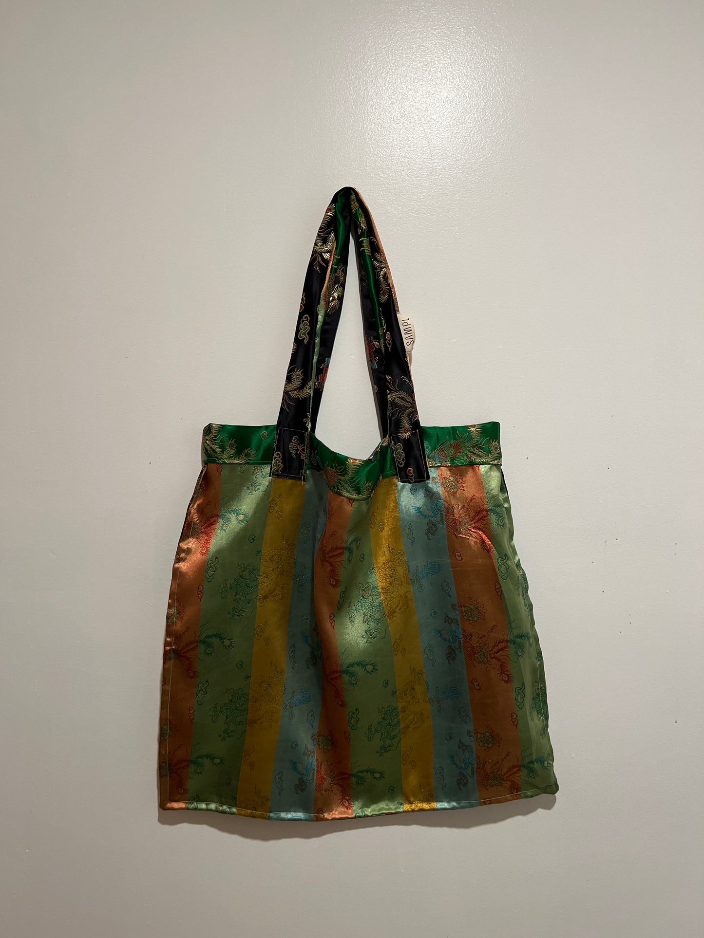 Kimono Reversible Overnight Tote (Paneled)