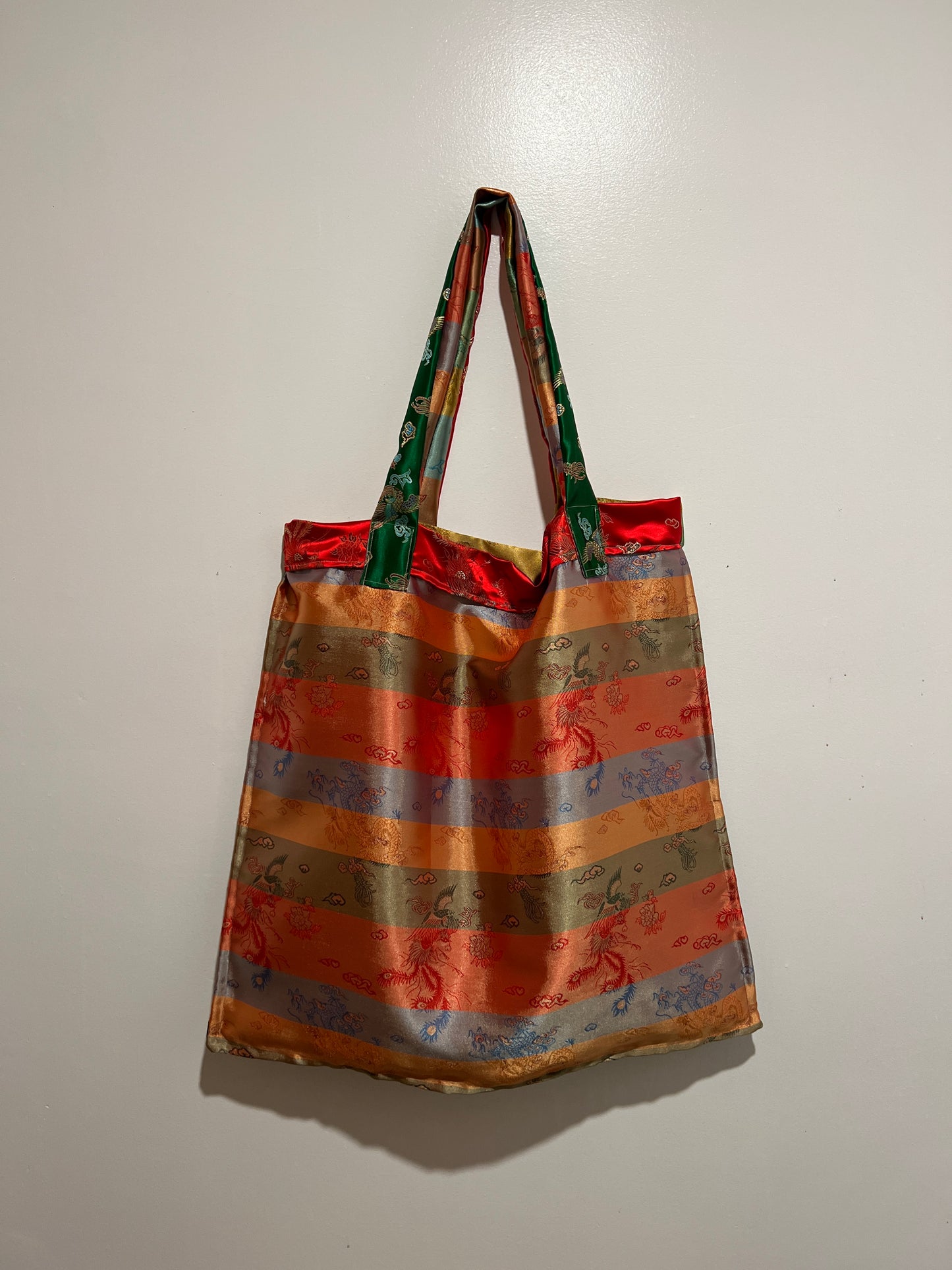 Kimono Reversible Overnight Tote