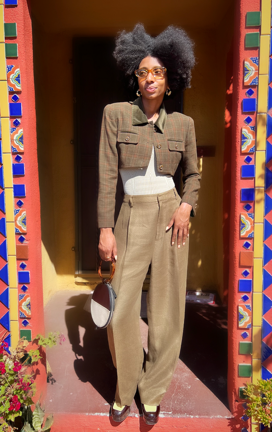 Cropped Vintage Blazer