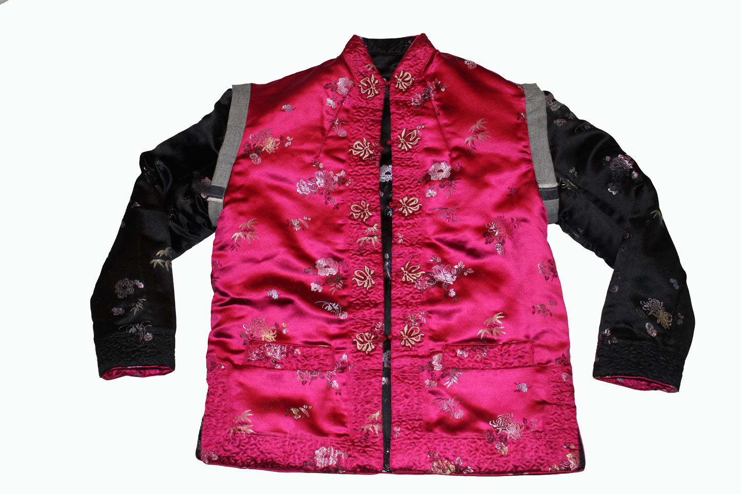 Reworked Reversible Mandarin Jacket