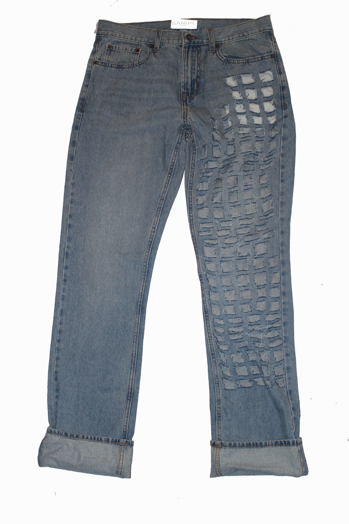 Square Cutout Jeans