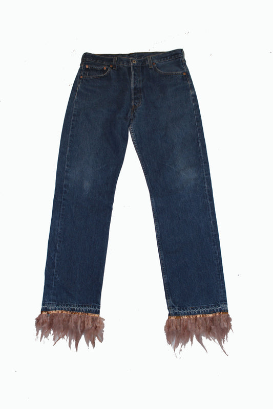 Feather Hem Levis
