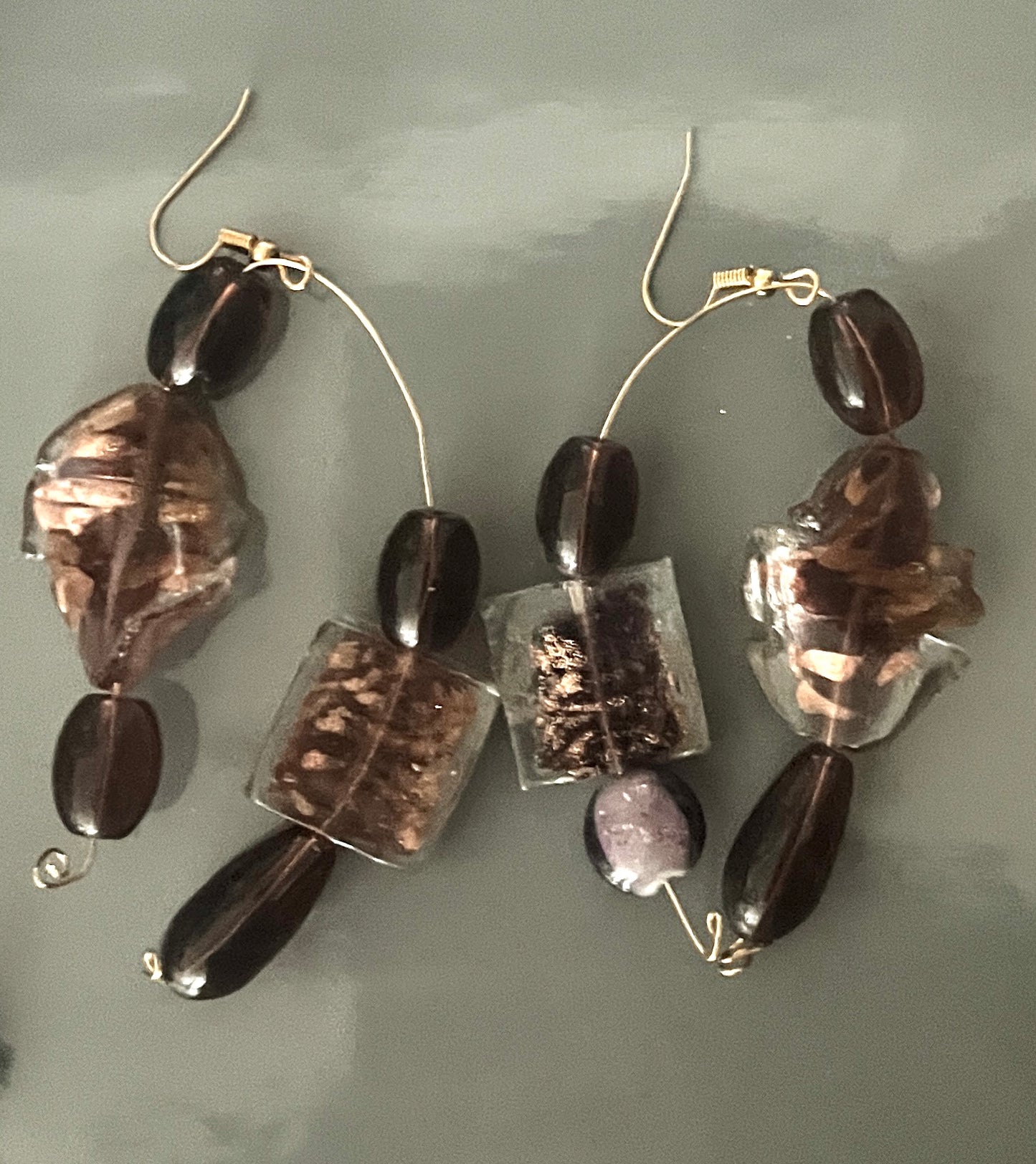 Amethyst Drape Earrings