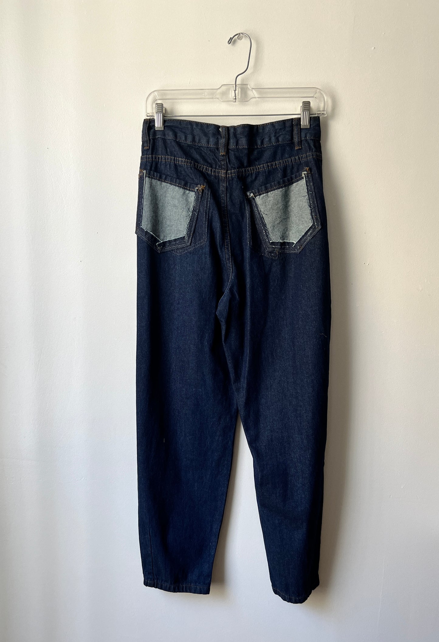 Weaved Knee Patch Jeans