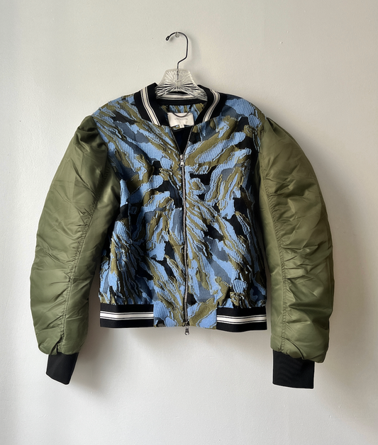 Contrast Bomber Jacket