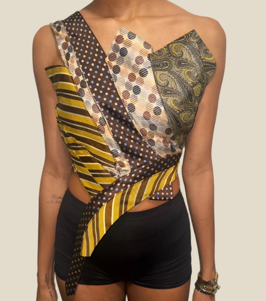 Tie Me Up Corset Good Time Brown