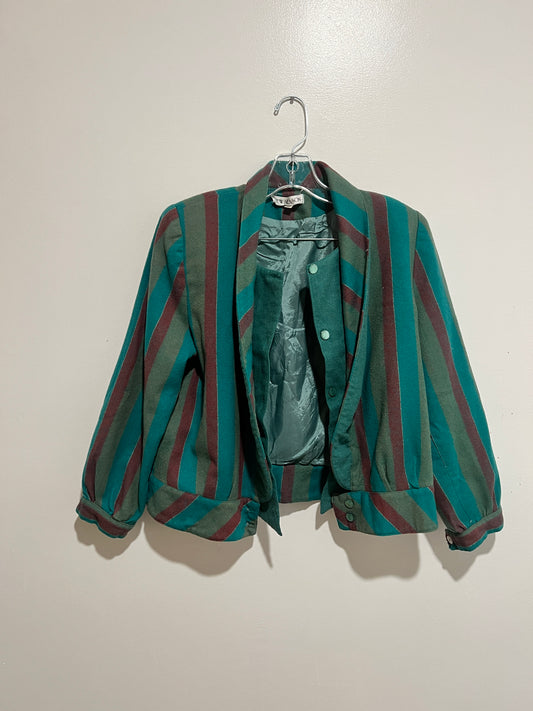 Vintage Stripe Wool Jacket