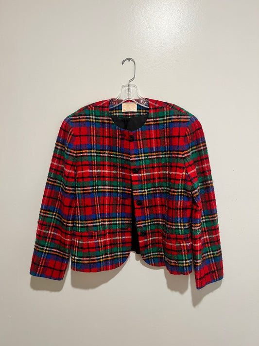 Vintage Plaid Jacket