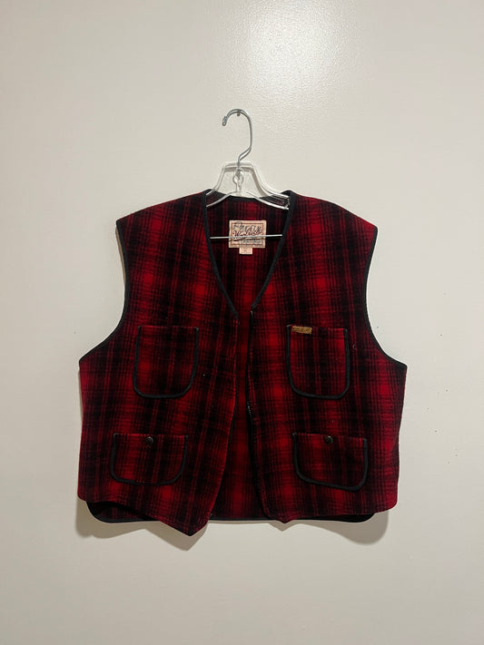 Vintage Plaid Vest