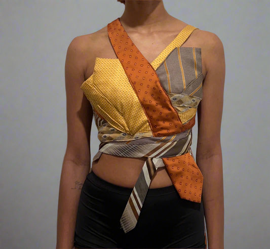 Tie Me Up Corset Sunflower