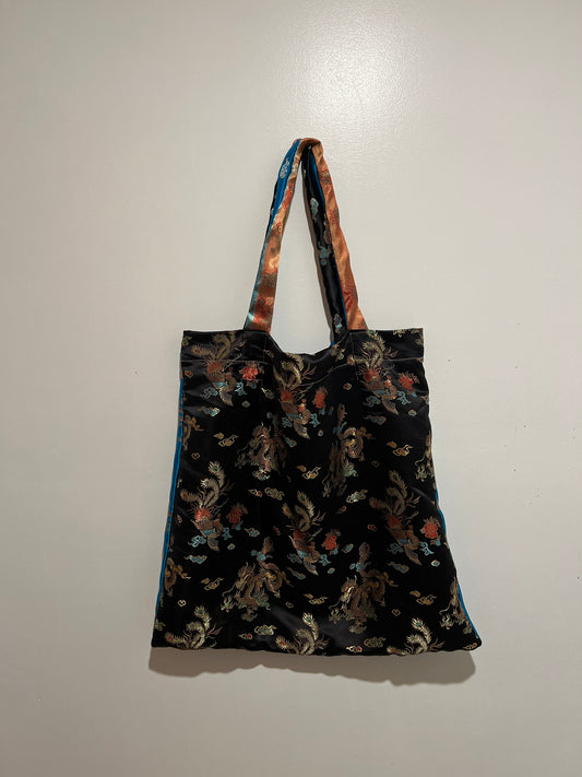 Kimono Reversible Overnight Tote