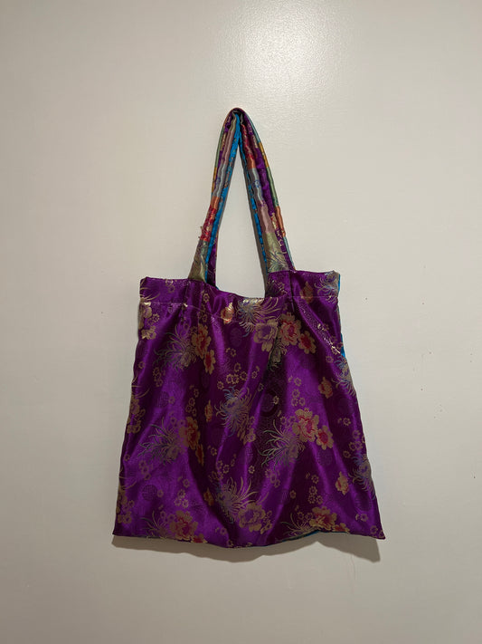 Kimono Reversible Overnight Tote
