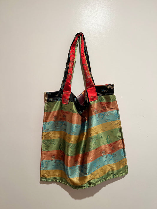 Kimono Reversible Overnight Tote