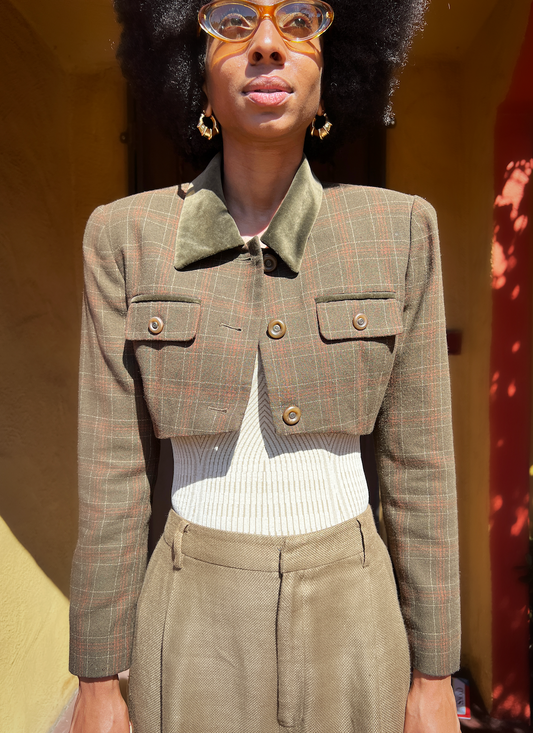 Cropped Vintage Blazer