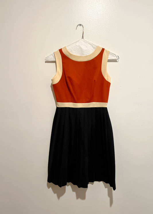 Vintage Colorblock Dress