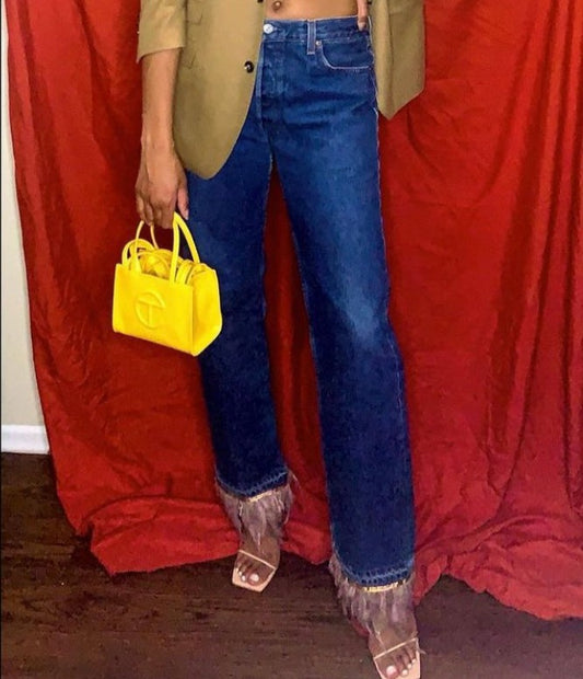 Feather Hem Levis