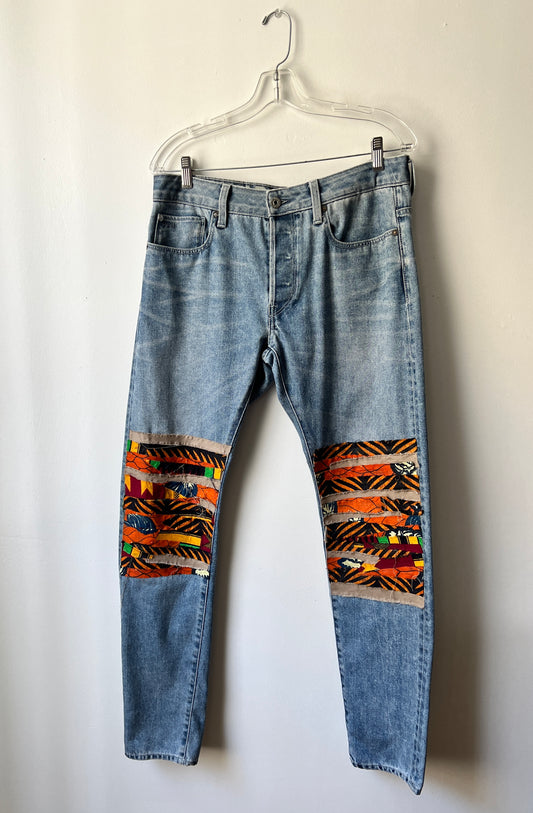 Scrap Knee Patch Jeans