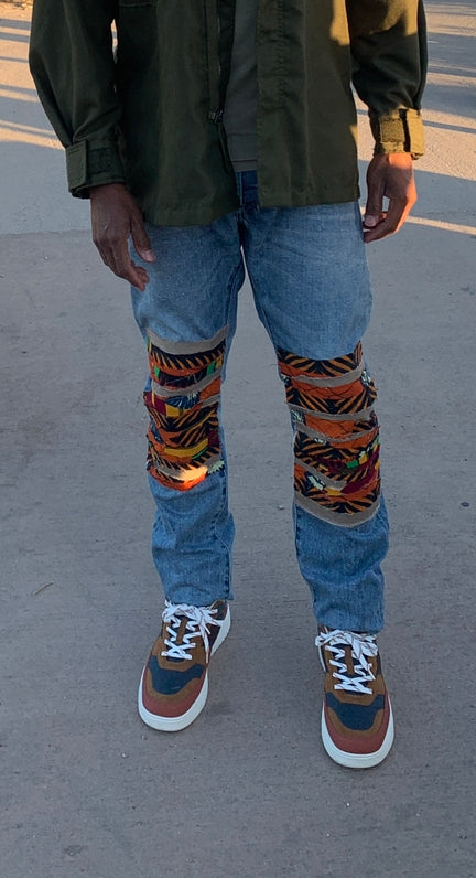 Scrap Knee Patch Jeans