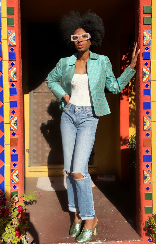 Vintage Jacquard Jacket