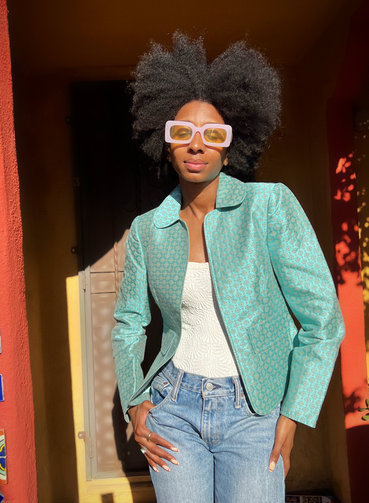 Vintage Jacquard Jacket