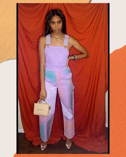 Hand-Painted Overalls